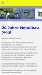 Mobile Screenshot of metallbau-siegl.de